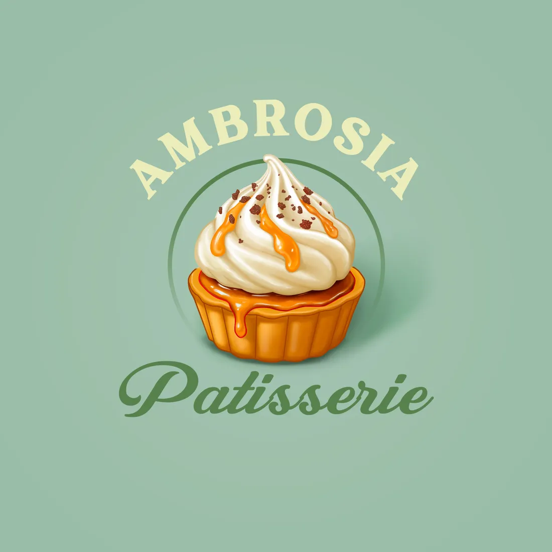 ლოგო — Ambrosia Patisserie