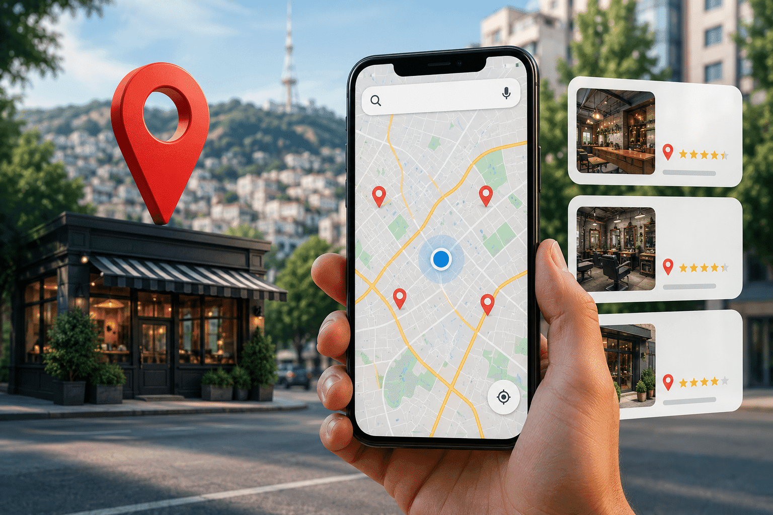 რატომ არ ჩანს შენი ბიზნესი Google Maps-ში, როცა მომხმარებელი შენს სერვისს თბილისში ეძებს?