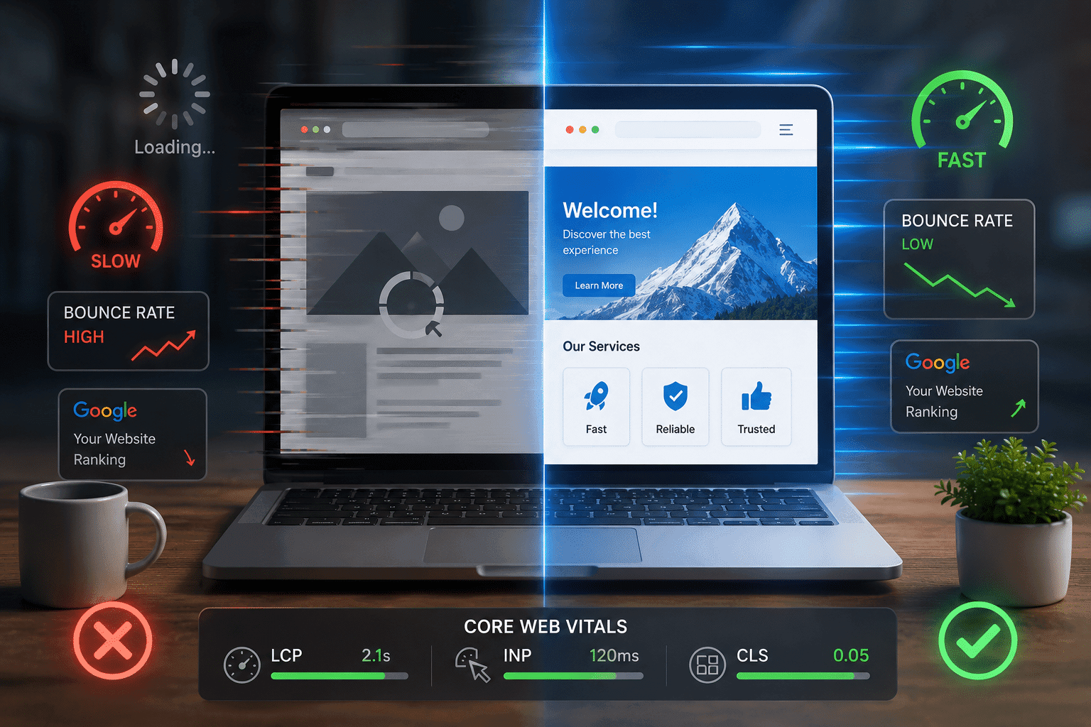 საიტის სიჩქარე და SEO: როგორ მოქმედებს Core Web Vitals გაყიდვებზე