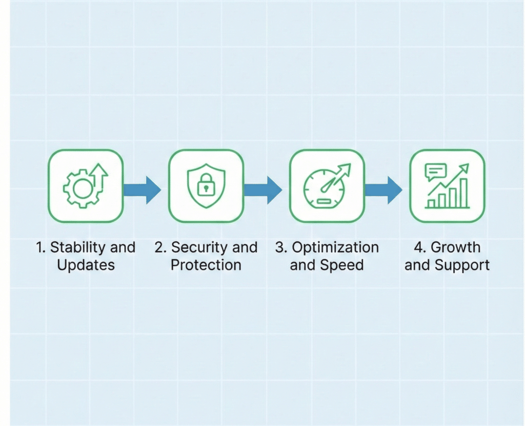 website administration process